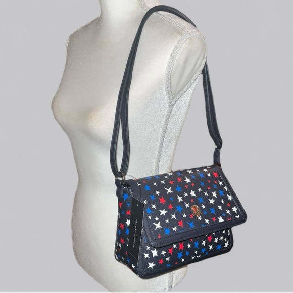 Tommy Hilfiger Star Crossbody Bag - Red, White and Blue, NEW - Picture 3 of 5
